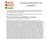 Tablet Screenshot of bhsa.com
